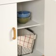 thumbnail image 4 of Sauder® Sauder Select Meuble pour micro-ondes, Finition Blanc Doux, 403469, 4 of 4