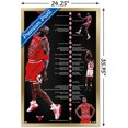 thumbnail image 2 of Michael Jordan - Timeline Wall Poster, 22.375" x 34" Framed, 2 of 4