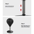 thumbnail image 3 of Thinsony Mini Boxing Bag | Fun Punch Rages Bag | Desk Boxing Punch Ball Toy Heavy Duty Suction Cup Desktop Without Gloves, 3 of 6
