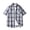 Black, variant on ZMFXJPE Men's Vintage Plaid Shirts Dressy Button Down Shirt Short Sleeve Casual Shirts Summer Business Casual Loose Work Shirt (Light Blue,L)