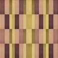 thumbnail image 1 of Ahgly Tapis d'Intérieur Lavable en Machine Carré Orange Transitionnel, 5 Pieds Carré, 1 of 7