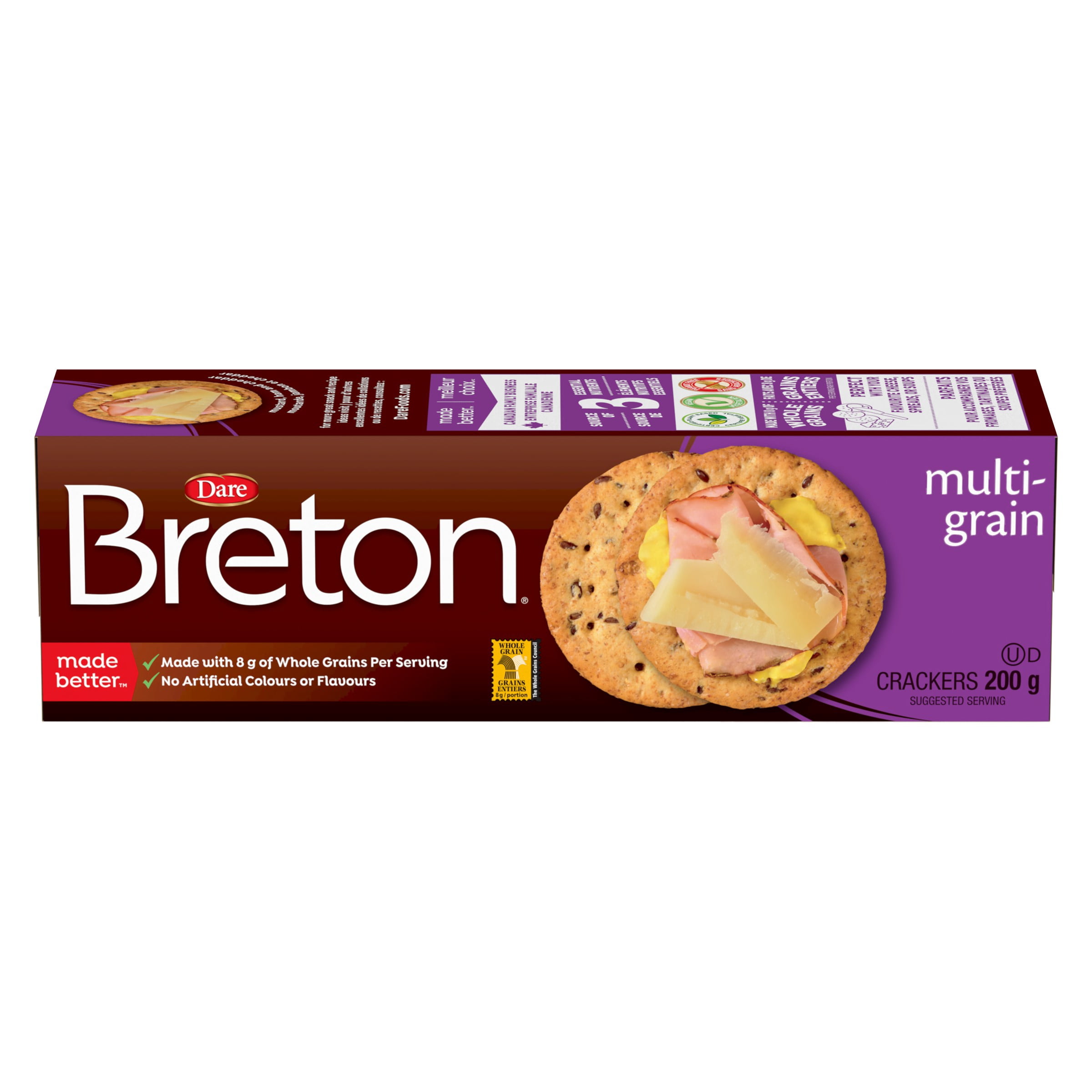 Breton Multigrain Crackers, Dare