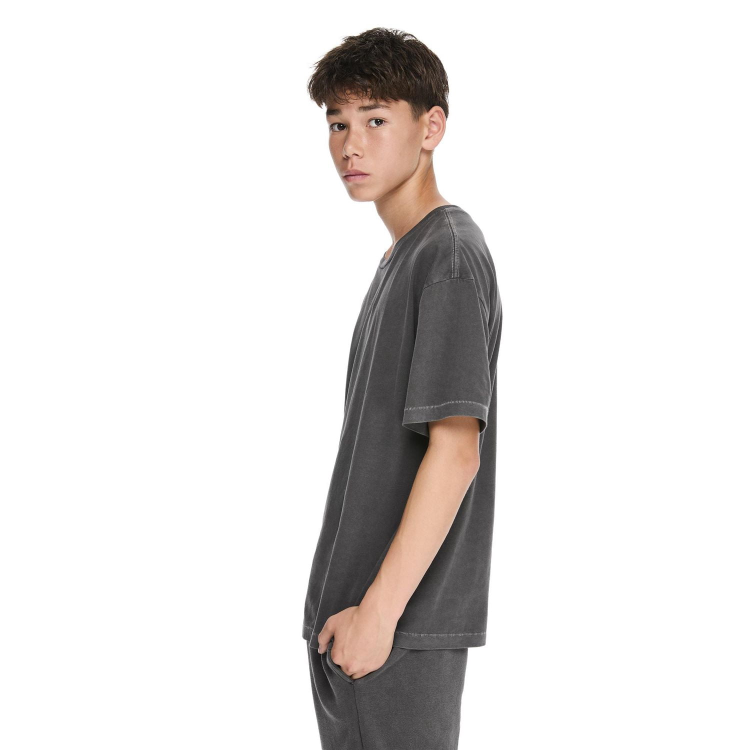 Jackson Boys' Washed Short Sleeve Crew Neck Tee
