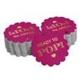 thumbnail image 1 of Inkdotpot 100 Pack Real Gold Foil Paper Tags Ready To Pop Baby Shower Favor Hang Tags, 1 of 1
