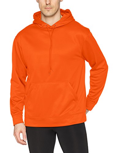 Wicking Fleece Hoodie L Orange