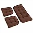 thumbnail image 3 of U-Shaped Twill Tufted Settee Cushion Set (Set of 3), 3 of 3