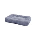 thumbnail image 1 of Home4Cat Large Rectangle Cloud-Soft Plush Dog Bed with Anti-Slip Bottom, Gray,37.8" x 22", 1 of 5