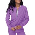 thumbnail image 4 of Sivvan Women's Scrubs Warm-Up Jacket / Front Snaps - Round Neck, 4 of 7