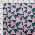 thumbnail image 2 of oneOone Organic Cotton Poplin Twill Fabric Rectangle & Triangle Geometric Printed Fabric 1 Yard 42 Inches Wide, 2 of 4