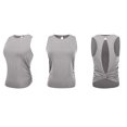 thumbnail image 3 of UPPADA Womens Shapewear Tank Top with Built In Bra Seamless Body Shaper Slimming Compression Camisole Tank Tops Seamless Cami Tank Top Stretch Comfy Soft Base Tees Gray,S, 3 of 7