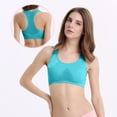 thumbnail image 2 of Yuyuzo Sport Bra for Women Plus Size High Impact Comfortable Mesh Bra Racerback Workout Padded Yoga Bras, 2 of 7