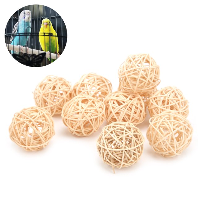 Domqga Bird Toy, Sepak Takraw Toy Hand-woven Multipurpose For Home Decoration For Animal Chew Toy