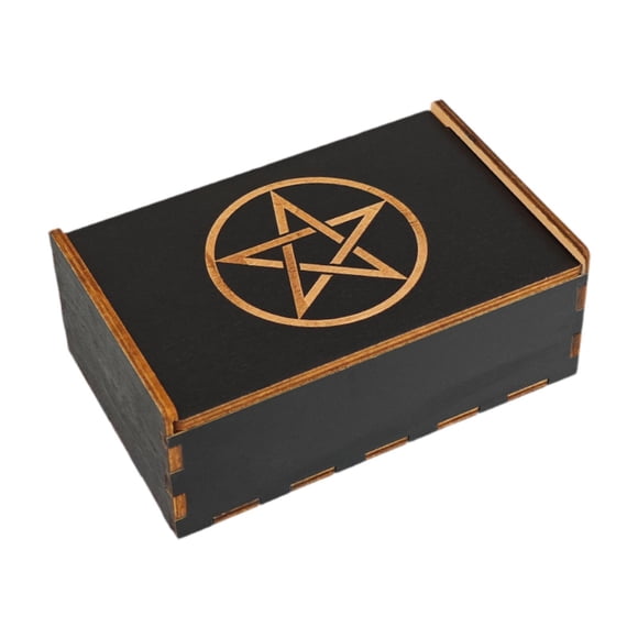 Xuanheng Boîte Conteneur pour Cartes de Tarot Excellente Idée Cadeau Étui Décoratif Portable pour Jeu de Cartes C
