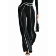 thumbnail image 4 of Female Two Piece Tracksuit Long Sleeve Pants Black M, 4 of 9