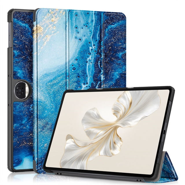 Étui pour Tablette Honor Pad 9 12.1 Pouces Tri-Fold Magnétique en Cuir Support Rigide pour Funda Huawei Honor Pad 9