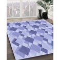 thumbnail image 3 of Ahgly Company Machine Washable Indoor Rectangle Transitional Periwinkle Purple Area Rugs, 2' x 5', 3 of 7