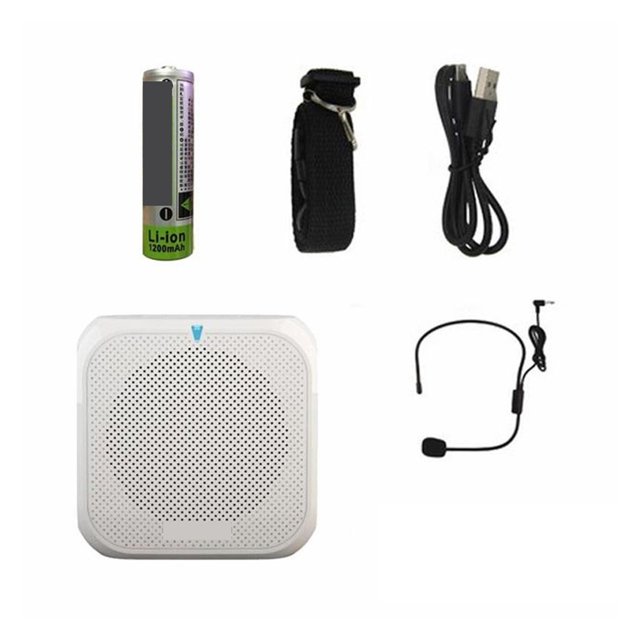 Voice Sound Audio Amplifier Bullhorn Megaphone Shop Loudspeaker For Portable Loud Speaker With Wired Microphone