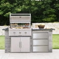 thumbnail image 4 of Armoire de Rangement de Cuisine Extérieure en Acier Inoxydable Résistante aux Intempéries avec Tiroir Rabattable, 2 Tiroirs Coulissants et Porte-Essuie-Tout – Tiroirs d'Accès Durables pour Îlot de BBQ, Station de Gril de Patio, 4 of 6