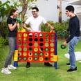 thumbnail image 4 of Costway Jumbo 4-to-Score 4 in A Row Giant Game Set Kids Adults Family Fun, 4 of 10