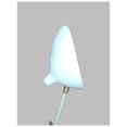 thumbnail image 3 of LAMPE À TROIS BRAS EN BLANC, 3 of 4