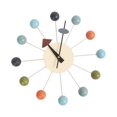 thumbnail image 2 of Elodie Round Ball Wall Clock Quiet Mid Century for Living Room Kitchen Decor Clocks Colorful Ball, 2 of 8
