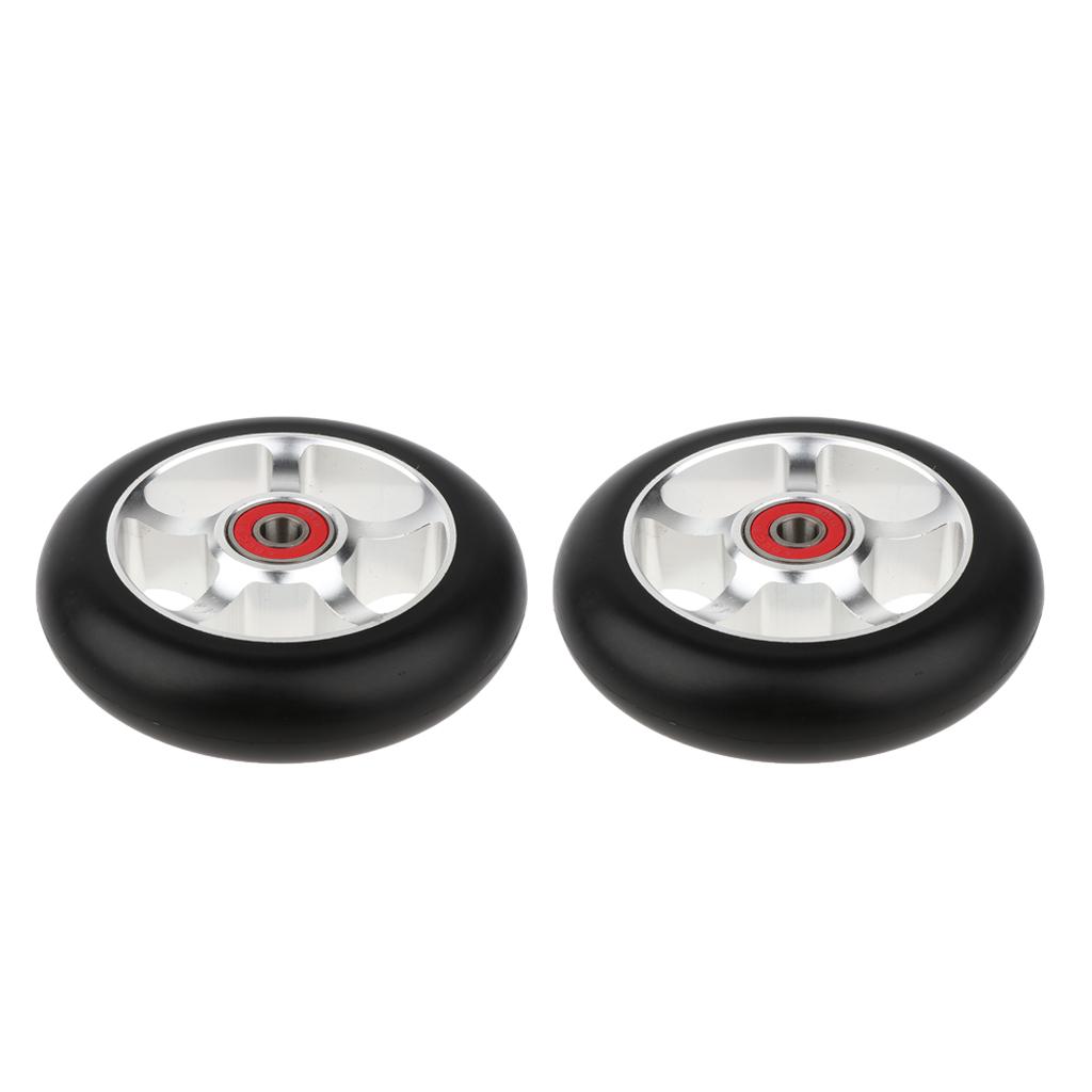 2 Pcs Roues de Trottinette Fabriquées avec une Pièce de Rechange de Haute Précision -, 100 Pcs 24 mm