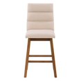 thumbnail image 4 of CorLiving Boston Channel Tufted Fabric Barstool, Set of 2, 4 of 9
