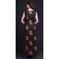 thumbnail image 4 of Bimba Robe Longue Décontractée d'Été Sans Manches à Fente avant Imprimée à Fleurs pour Femmes - Très Petit, 4 of 5