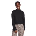 thumbnail image 1 of George Women's Cropped Mock Neckline Top, 1 of 6