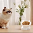 thumbnail image 4 of Ceramic Cat and Dog Food Dish with Slanted Design for Stable Non-Tip Feeding and Drinking, 4 of 4