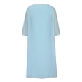 thumbnail image 4 of Gamivast Robe en Mousseline Petite 2 Pcs pour Femmes Invitée de Mariage Chic Décontractée Robe de Mère de la Mariée Maxi Robes d'Été, 4 of 5