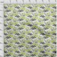 thumbnail image 3 of oneOone Cotton Cambric Fabric Leaves & Floral Ikat Print Fabric BTY 56 Inch Wide, 3 of 4