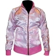 thumbnail image 1 of Blouson Bombardier Rose Blouson Bombardier Femme Blouson Bombardier en Satin Rose Blouson Bombardier Ma1 Blouson Femme Blouson Bombardier Rose Femme Blouson en Satin Rose Taille TP, 1 of 5