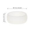 thumbnail image 2 of HOOWIFFY 8Pcs Male Wedding Bands Silicone Breathable Simple Design Waterproof Sports Activities, 2 of 8