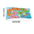 thumbnail image 3 of Dvkptbk Beach Towel Summer Beach Slippers Beach Towel Microfiber Double-sided Velvet Beach Towel Swimming Towel Versatile Beach Towel Beach Essentials on Clearance, 3 of 3