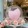 thumbnail image 4 of Inflatable Heart Balloon with Inner Mini Balloon, PVC Valentine’s Day Decoration – Reusable Garden Indoor Party Prop for Proposal Wedding Photo Backdrop Fun, 4 of 6