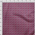 thumbnail image 3 of oneOone Viscose Chiffon Fabric Square & Floral Block Printed Craft Fabric BTY 42 Inch Wide, 3 of 4