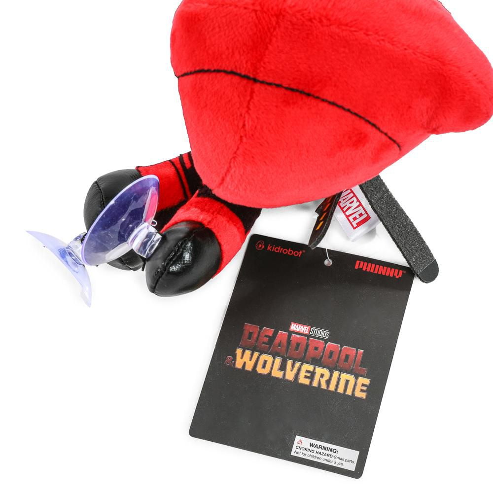 Kidrobot Autocollant de Fenêtre Deadpool & Wolverine 6" Deadpool Peluche