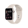 thumbnail image 1 of Apple Watch SE (2nd Gen) [GPS 40mm] Smart Watch w/Starlight Aluminum Case & Starlight Sport Band - M/L., 1 of 5