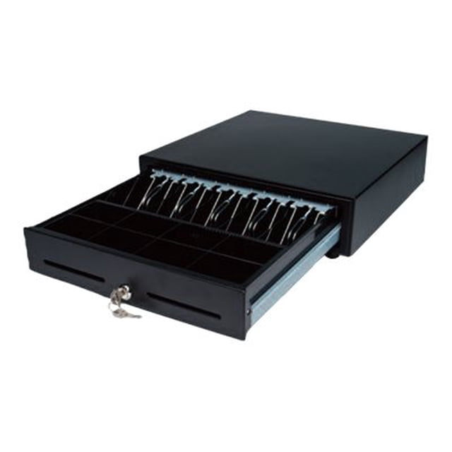 Star Micronics Cd3-13313bk45-s2 Cash Drawer - 4 Bill - 5 Coin - 2 Media Slotprinter Driven - Steel