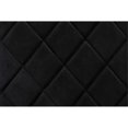 thumbnail image 5 of Baxton Studio 112157-4-Black Velvet-Gold-DC 38.58 x 16.54 x 19.69 in. Blaise Modern Luxe & Glam Velvet Fabric Upholstered Metal Dining Chair Set, Black & Gold - 4 Piece, 5 of 5