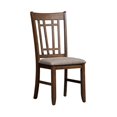 thumbnail image 3 of Liberty Furniture Santa Rosa Lattice Back Side Chair, Antique Honey and Textured Linen (Set of 2), 3 of 8