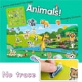 thumbnail image 4 of Sticker Book Toy Set Children Learning Training Playthings Cartoon Style Reusable Stickers Toys Kit Educational Plaything Prop Type 2, 4 of 8