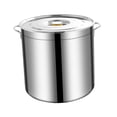 thumbnail image 4 of 1x Stainless Steel Stockpot for Boiling Strew Simmer Large Soup Pot with Lid Big 6L, 4 of 8