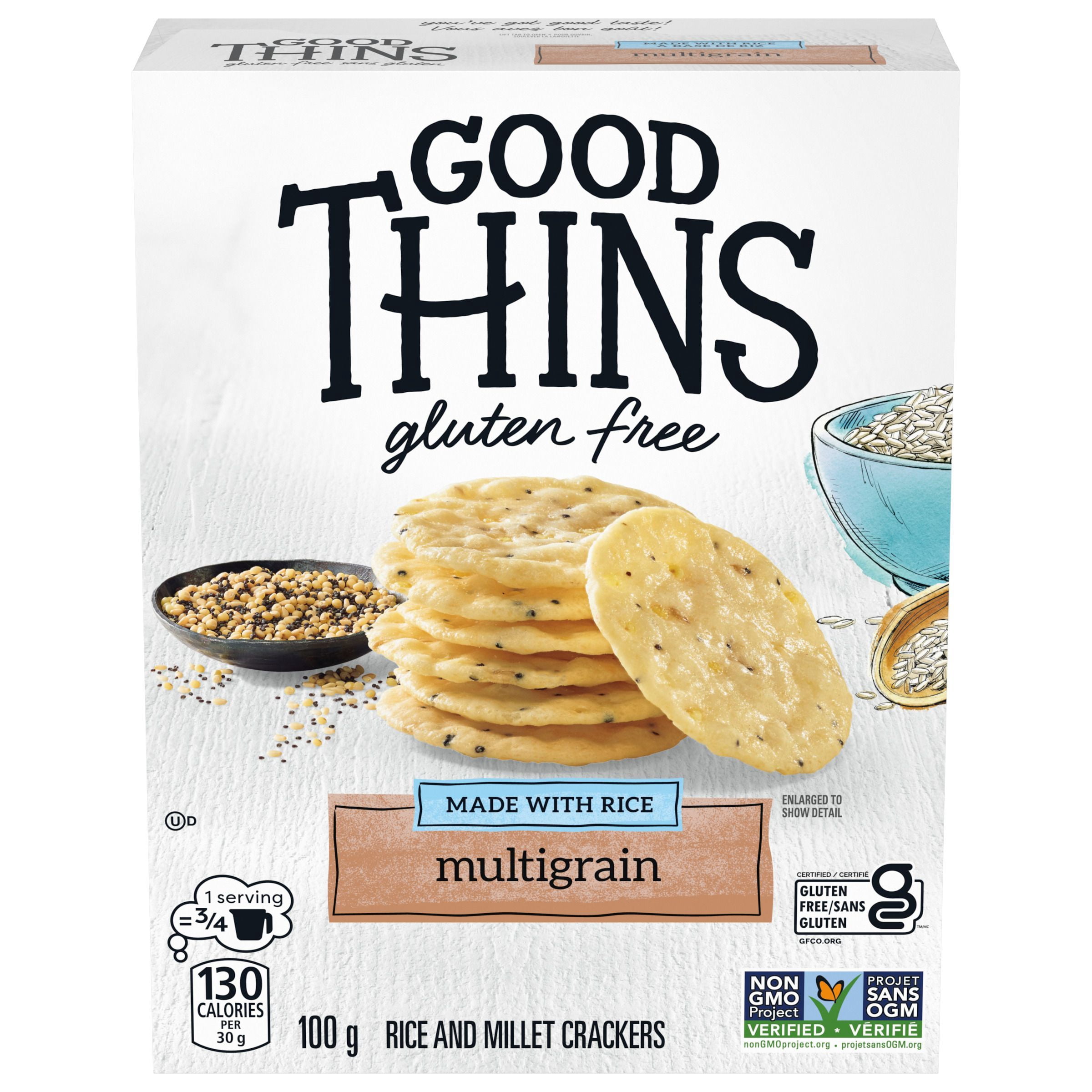 Good Thins, Multigrain, Gluten Free Rice Crackers