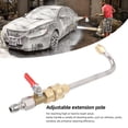 thumbnail image 4 of Metal Power Washer Gutter Cleaner Wand with Ball Valve 1 4 Inch Connector Curved Pressure Washer Extension Wand for Most Pressure Washer Sprayer and Spray Nozzles, 4 of 7