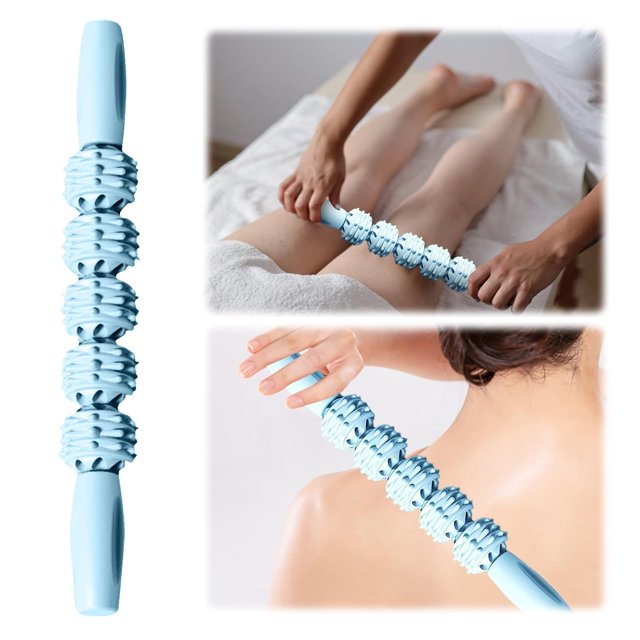 REK Fascia Muscle Roller Cellulite Massager Fascia Roller For Cellulite And Muscles Neck Leg Back Body Roller Deep Tissue Massage Stick Tools