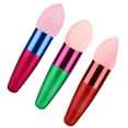 thumbnail image 4 of 3 Pcs Bâtonnet Éponge en Forme d'Œuf pour Application de Maquillage Liquide Professionnel Soirée Rendez-Vous, 4 of 9