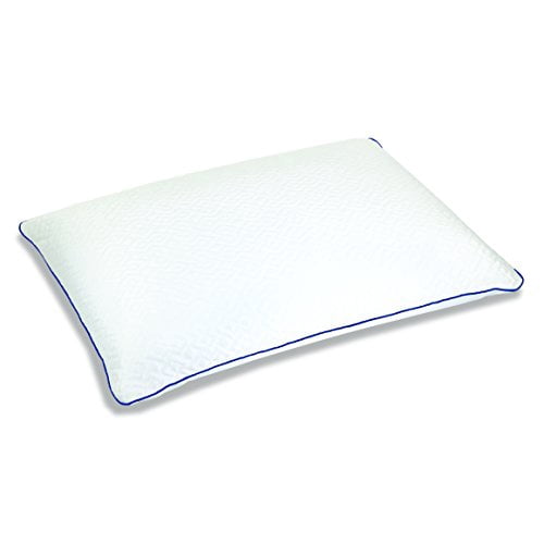 Sleep Innovations Forever Cool Gel Memory Foam Pillow with Cooling Cover, Made in The USA with a 5-Year Warranty, Standard Pil