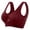 Wine-wireless bras for small breasted women, variant on Brnmxoke Bralettes for Women Halter Summer No Underwire Lace Camisole Bras with Thin Shoulder Straps High Support Soft Chest Wrap Push up Bras Gray,XL